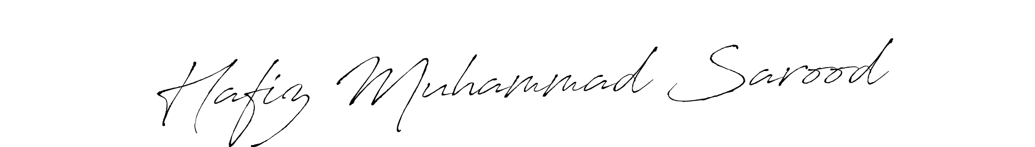 Also we have Hafiz Muhammad Sarood name is the best signature style. Create professional handwritten signature collection using Antro_Vectra autograph style. Hafiz Muhammad Sarood signature style 6 images and pictures png