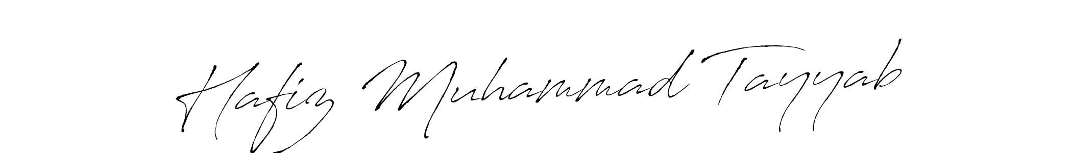 Create a beautiful signature design for name Hafiz Muhammad Tayyab. With this signature (Antro_Vectra) fonts, you can make a handwritten signature for free. Hafiz Muhammad Tayyab signature style 6 images and pictures png