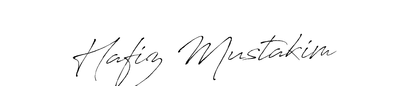 Create a beautiful signature design for name Hafiz Mustakim. With this signature (Antro_Vectra) fonts, you can make a handwritten signature for free. Hafiz Mustakim signature style 6 images and pictures png