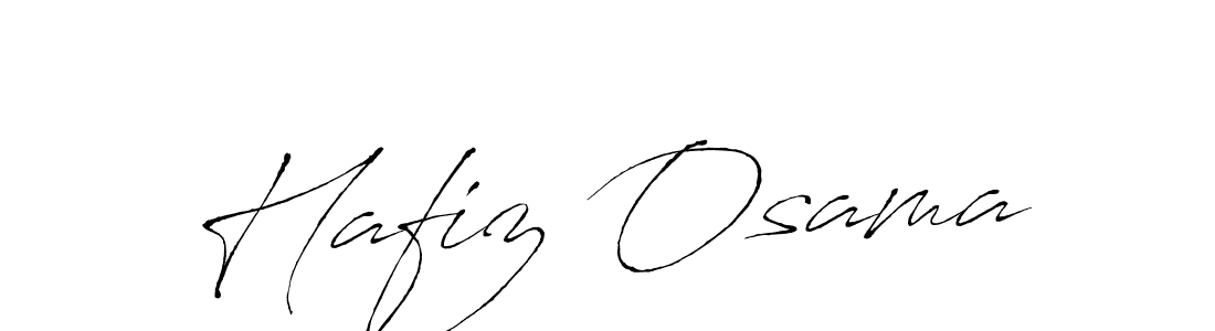Design your own signature with our free online signature maker. With this signature software, you can create a handwritten (Antro_Vectra) signature for name Hafiz Osama. Hafiz Osama signature style 6 images and pictures png