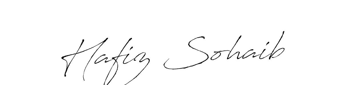 How to make Hafiz Sohaib name signature. Use Antro_Vectra style for creating short signs online. This is the latest handwritten sign. Hafiz Sohaib signature style 6 images and pictures png
