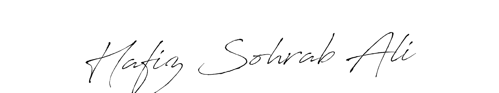if you are searching for the best signature style for your name Hafiz Sohrab Ali. so please give up your signature search. here we have designed multiple signature styles  using Antro_Vectra. Hafiz Sohrab Ali signature style 6 images and pictures png