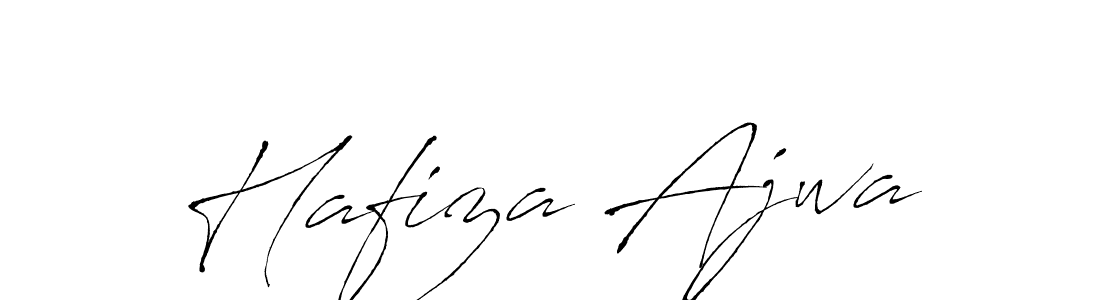 How to make Hafiza Ajwa signature? Antro_Vectra is a professional autograph style. Create handwritten signature for Hafiza Ajwa name. Hafiza Ajwa signature style 6 images and pictures png