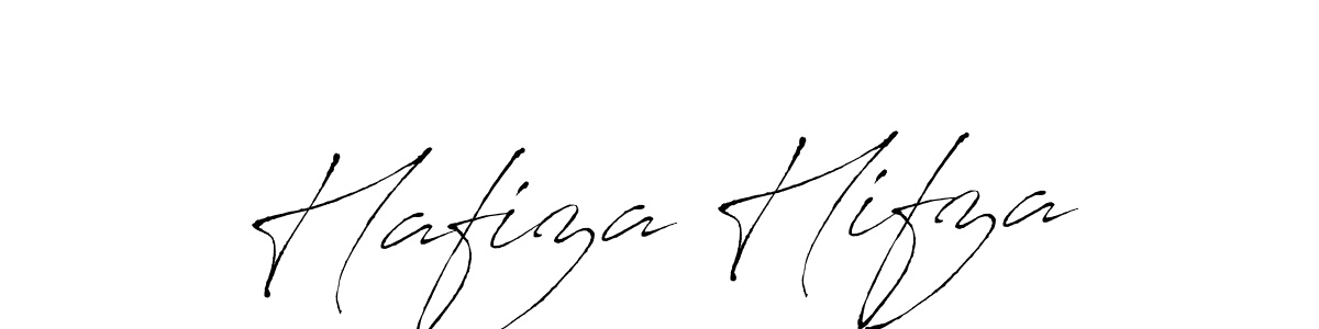 It looks lik you need a new signature style for name Hafiza Hifza. Design unique handwritten (Antro_Vectra) signature with our free signature maker in just a few clicks. Hafiza Hifza signature style 6 images and pictures png
