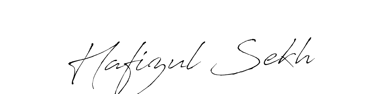 Make a beautiful signature design for name Hafizul Sekh. With this signature (Antro_Vectra) style, you can create a handwritten signature for free. Hafizul Sekh signature style 6 images and pictures png