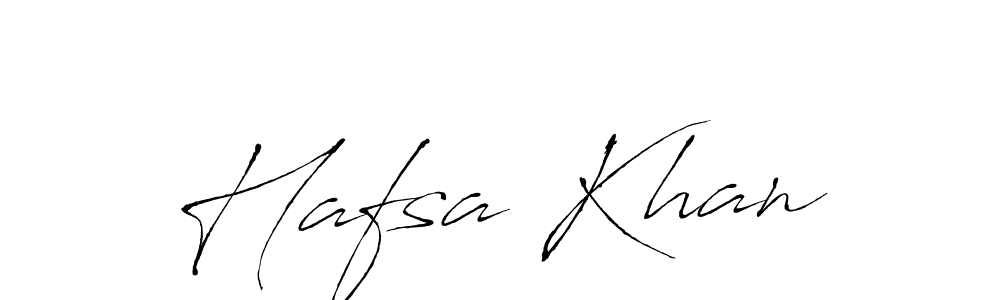 How to make Hafsa Khan name signature. Use Antro_Vectra style for creating short signs online. This is the latest handwritten sign. Hafsa Khan signature style 6 images and pictures png