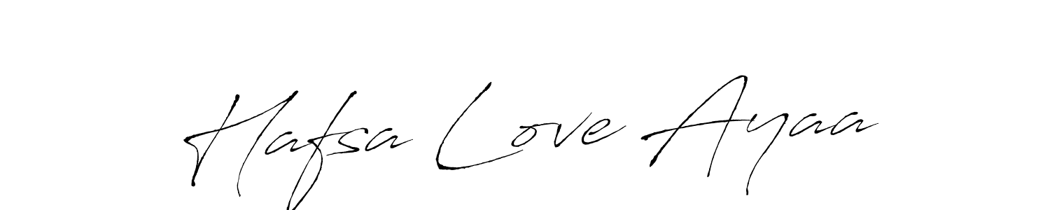 It looks lik you need a new signature style for name Hafsa Love Ayaa. Design unique handwritten (Antro_Vectra) signature with our free signature maker in just a few clicks. Hafsa Love Ayaa signature style 6 images and pictures png