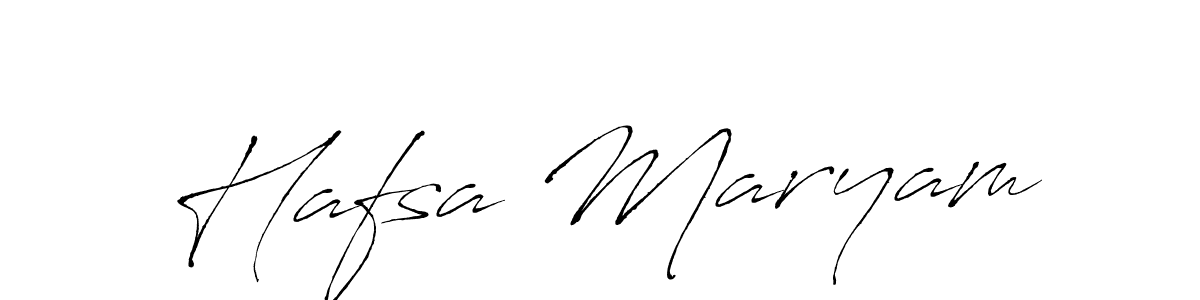 You should practise on your own different ways (Antro_Vectra) to write your name (Hafsa Maryam) in signature. don't let someone else do it for you. Hafsa Maryam signature style 6 images and pictures png