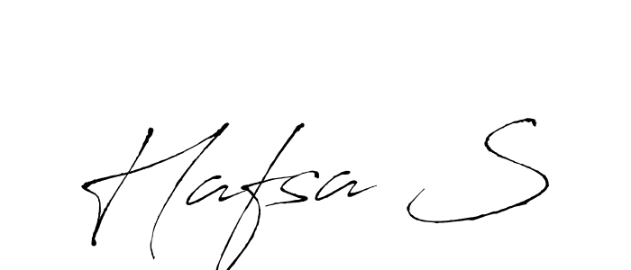Use a signature maker to create a handwritten signature online. With this signature software, you can design (Antro_Vectra) your own signature for name Hafsa S. Hafsa S signature style 6 images and pictures png