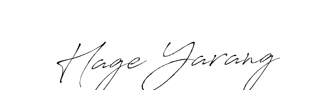 Use a signature maker to create a handwritten signature online. With this signature software, you can design (Antro_Vectra) your own signature for name Hage Yarang. Hage Yarang signature style 6 images and pictures png
