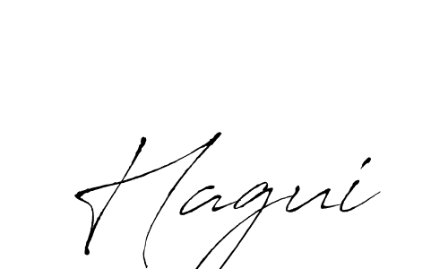 Hagui stylish signature style. Best Handwritten Sign (Antro_Vectra) for my name. Handwritten Signature Collection Ideas for my name Hagui. Hagui signature style 6 images and pictures png