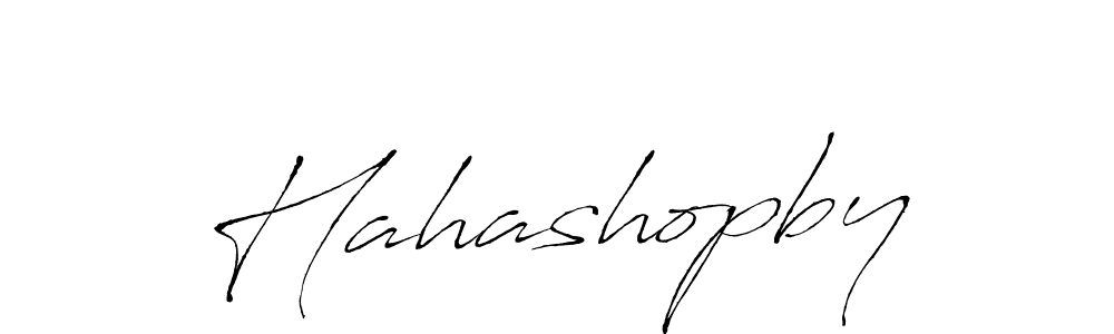 Create a beautiful signature design for name Hahashopby. With this signature (Antro_Vectra) fonts, you can make a handwritten signature for free. Hahashopby signature style 6 images and pictures png