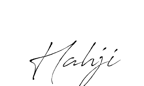 The best way (Antro_Vectra) to make a short signature is to pick only two or three words in your name. The name Hahji include a total of six letters. For converting this name. Hahji signature style 6 images and pictures png