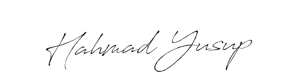 Design your own signature with our free online signature maker. With this signature software, you can create a handwritten (Antro_Vectra) signature for name Hahmad Yusup. Hahmad Yusup signature style 6 images and pictures png