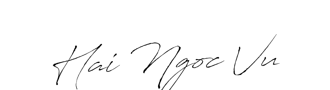 How to make Hai Ngoc Vu name signature. Use Antro_Vectra style for creating short signs online. This is the latest handwritten sign. Hai Ngoc Vu signature style 6 images and pictures png