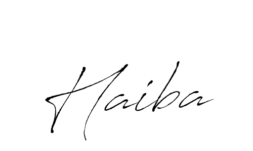 Create a beautiful signature design for name Haiba. With this signature (Antro_Vectra) fonts, you can make a handwritten signature for free. Haiba signature style 6 images and pictures png