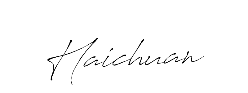 Also You can easily find your signature by using the search form. We will create Haichuan name handwritten signature images for you free of cost using Antro_Vectra sign style. Haichuan signature style 6 images and pictures png