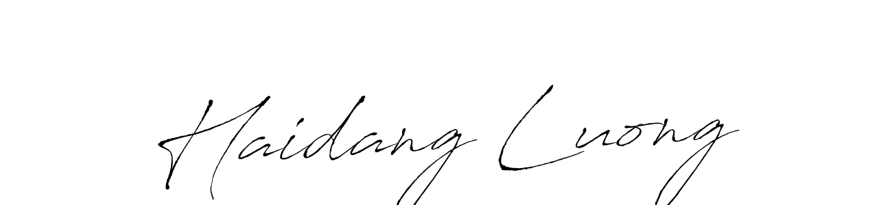 Also we have Haidang Luong name is the best signature style. Create professional handwritten signature collection using Antro_Vectra autograph style. Haidang Luong signature style 6 images and pictures png