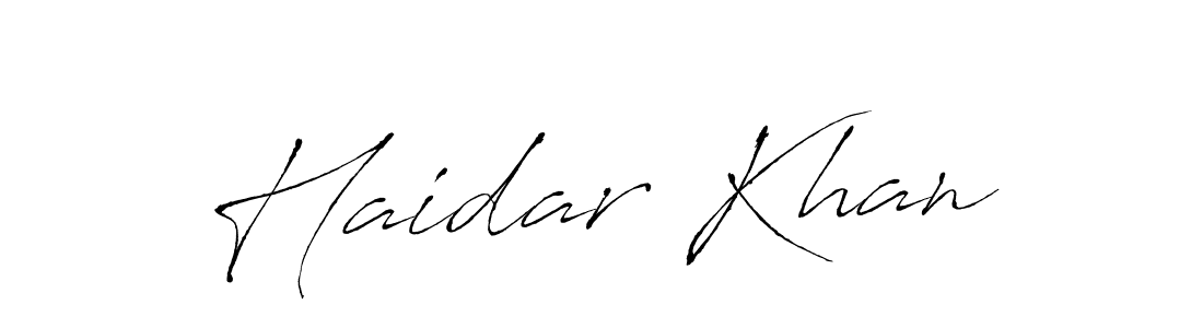 It looks lik you need a new signature style for name Haidar Khan. Design unique handwritten (Antro_Vectra) signature with our free signature maker in just a few clicks. Haidar Khan signature style 6 images and pictures png