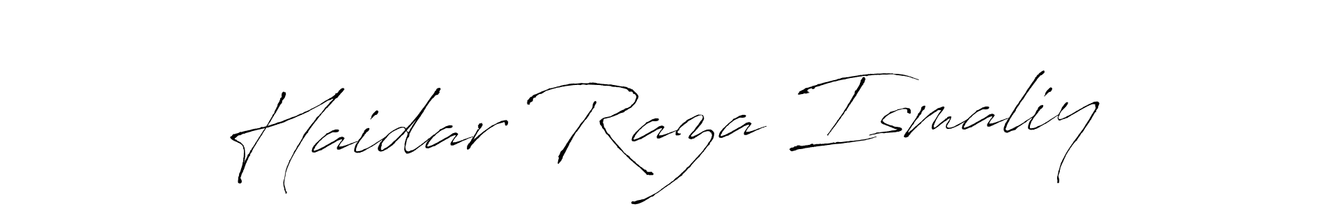 Once you've used our free online signature maker to create your best signature Antro_Vectra style, it's time to enjoy all of the benefits that Haidar Raza Ismaliy name signing documents. Haidar Raza Ismaliy signature style 6 images and pictures png