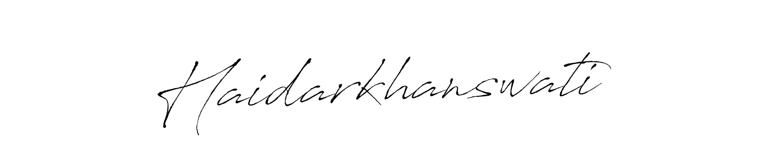 if you are searching for the best signature style for your name Haidarkhanswati. so please give up your signature search. here we have designed multiple signature styles  using Antro_Vectra. Haidarkhanswati signature style 6 images and pictures png