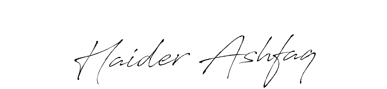 Antro_Vectra is a professional signature style that is perfect for those who want to add a touch of class to their signature. It is also a great choice for those who want to make their signature more unique. Get Haider Ashfaq name to fancy signature for free. Haider Ashfaq signature style 6 images and pictures png