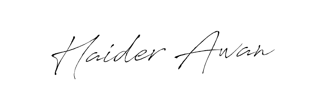 Use a signature maker to create a handwritten signature online. With this signature software, you can design (Antro_Vectra) your own signature for name Haider Awan. Haider Awan signature style 6 images and pictures png