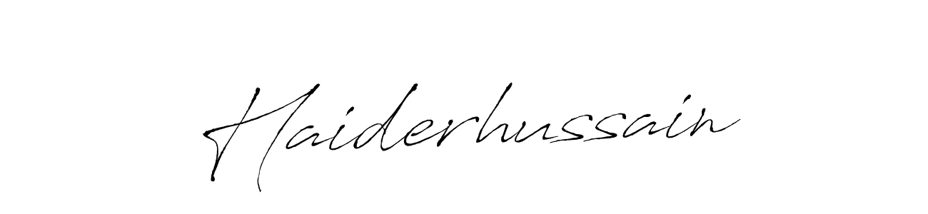 You should practise on your own different ways (Antro_Vectra) to write your name (Haiderhussain) in signature. don't let someone else do it for you. Haiderhussain signature style 6 images and pictures png
