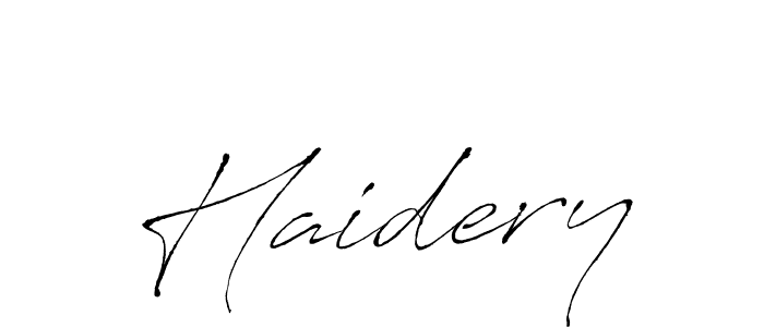 You should practise on your own different ways (Antro_Vectra) to write your name (Haidery) in signature. don't let someone else do it for you. Haidery signature style 6 images and pictures png