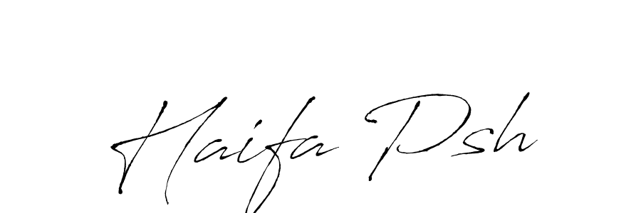 Once you've used our free online signature maker to create your best signature Antro_Vectra style, it's time to enjoy all of the benefits that Haifa Psh name signing documents. Haifa Psh signature style 6 images and pictures png