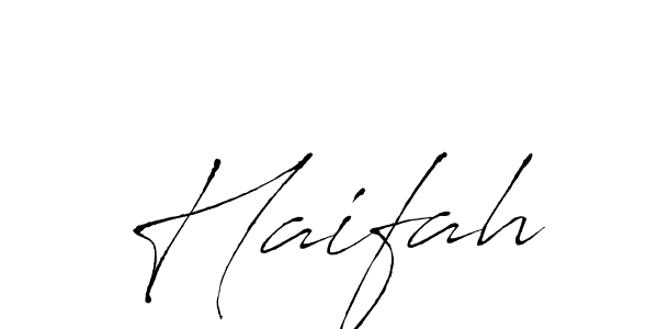How to make Haifah signature? Antro_Vectra is a professional autograph style. Create handwritten signature for Haifah name. Haifah signature style 6 images and pictures png