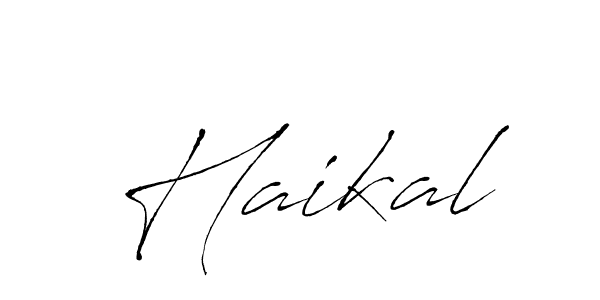 How to make Haikal name signature. Use Antro_Vectra style for creating short signs online. This is the latest handwritten sign. Haikal signature style 6 images and pictures png