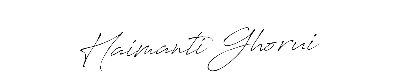 Once you've used our free online signature maker to create your best signature Antro_Vectra style, it's time to enjoy all of the benefits that Haimanti Ghorui name signing documents. Haimanti Ghorui signature style 6 images and pictures png