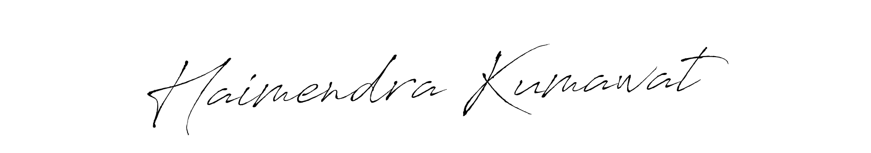 Also we have Haimendra Kumawat name is the best signature style. Create professional handwritten signature collection using Antro_Vectra autograph style. Haimendra Kumawat signature style 6 images and pictures png