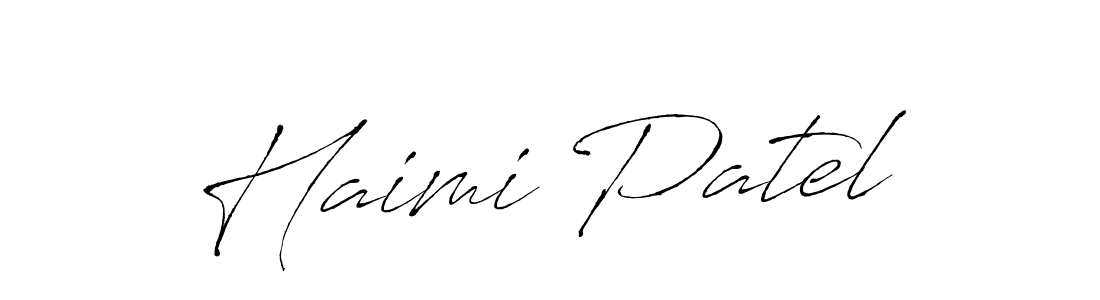 Antro_Vectra is a professional signature style that is perfect for those who want to add a touch of class to their signature. It is also a great choice for those who want to make their signature more unique. Get Haimi Patel name to fancy signature for free. Haimi Patel signature style 6 images and pictures png