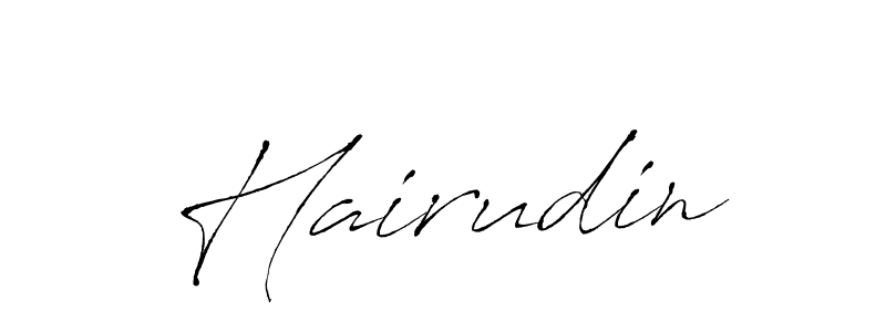 You should practise on your own different ways (Antro_Vectra) to write your name (Hairudin) in signature. don't let someone else do it for you. Hairudin signature style 6 images and pictures png