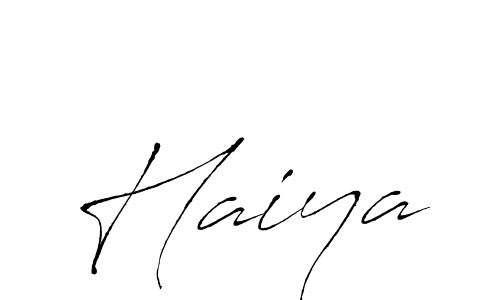 How to make Haiya name signature. Use Antro_Vectra style for creating short signs online. This is the latest handwritten sign. Haiya signature style 6 images and pictures png