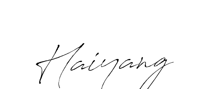 How to make Haiyang signature? Antro_Vectra is a professional autograph style. Create handwritten signature for Haiyang name. Haiyang signature style 6 images and pictures png