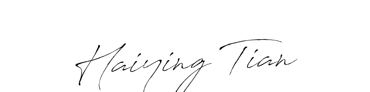 Check out images of Autograph of Haiying Tian name. Actor Haiying Tian Signature Style. Antro_Vectra is a professional sign style online. Haiying Tian signature style 6 images and pictures png