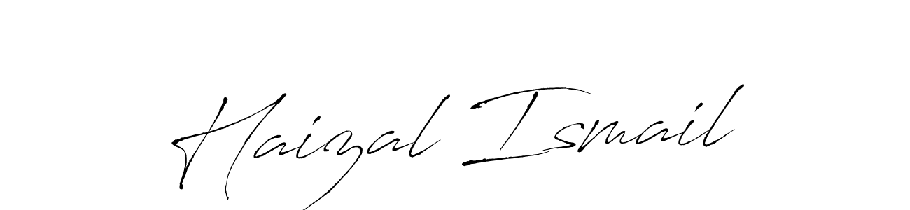 if you are searching for the best signature style for your name Haizal Ismail. so please give up your signature search. here we have designed multiple signature styles  using Antro_Vectra. Haizal Ismail signature style 6 images and pictures png