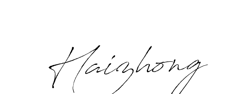 The best way (Antro_Vectra) to make a short signature is to pick only two or three words in your name. The name Haizhong include a total of six letters. For converting this name. Haizhong signature style 6 images and pictures png