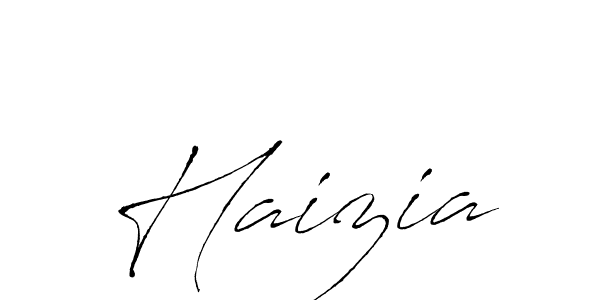 Also we have Haizia name is the best signature style. Create professional handwritten signature collection using Antro_Vectra autograph style. Haizia signature style 6 images and pictures png