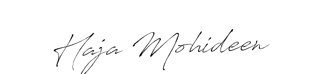 Also we have Haja Mohideen name is the best signature style. Create professional handwritten signature collection using Antro_Vectra autograph style. Haja Mohideen signature style 6 images and pictures png