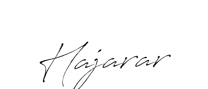 Design your own signature with our free online signature maker. With this signature software, you can create a handwritten (Antro_Vectra) signature for name Hajarar. Hajarar signature style 6 images and pictures png