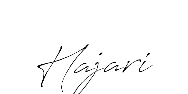 Make a beautiful signature design for name Hajari. With this signature (Antro_Vectra) style, you can create a handwritten signature for free. Hajari signature style 6 images and pictures png