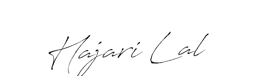 How to make Hajari Lal name signature. Use Antro_Vectra style for creating short signs online. This is the latest handwritten sign. Hajari Lal signature style 6 images and pictures png