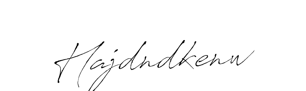 It looks lik you need a new signature style for name Hajdndkenw. Design unique handwritten (Antro_Vectra) signature with our free signature maker in just a few clicks. Hajdndkenw signature style 6 images and pictures png