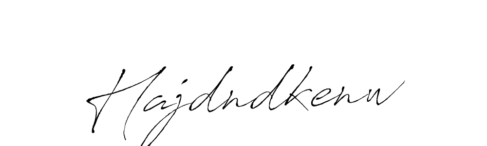 How to make Hajdndkenw signature? Antro_Vectra is a professional autograph style. Create handwritten signature for Hajdndkenw name. Hajdndkenw signature style 6 images and pictures png