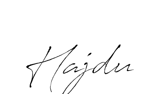 Hajdu stylish signature style. Best Handwritten Sign (Antro_Vectra) for my name. Handwritten Signature Collection Ideas for my name Hajdu. Hajdu signature style 6 images and pictures png