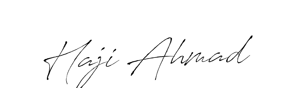 How to make Haji Ahmad name signature. Use Antro_Vectra style for creating short signs online. This is the latest handwritten sign. Haji Ahmad signature style 6 images and pictures png
